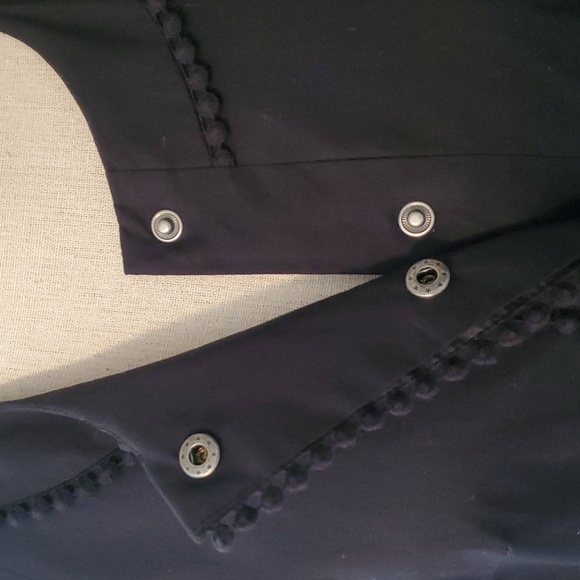 Adorable Willi Smith Lined Black Jacket with 3/4 Sleeves, Small - Picture 6 of 8